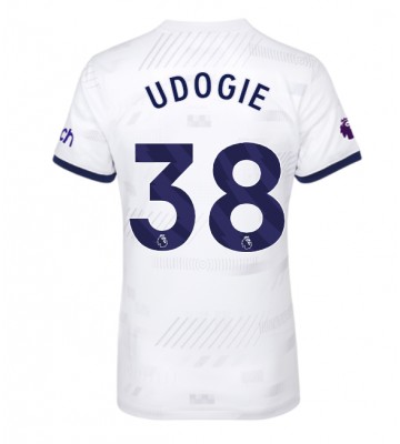 Tottenham Hotspur Destiny Udogie #38 Hemmatröja Kvinnor 2023-24 Kortärmad